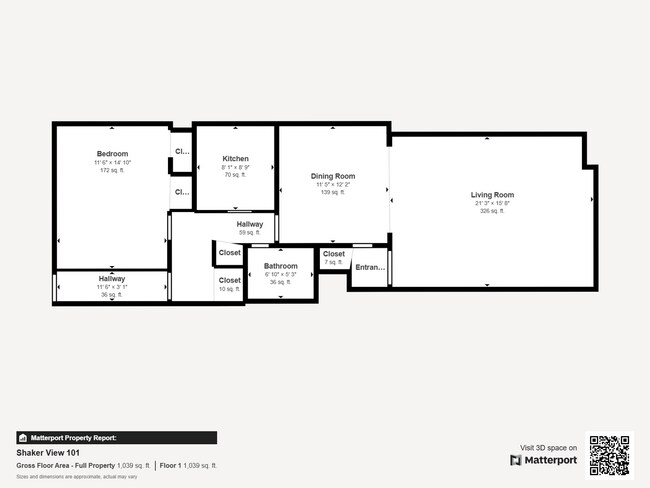 Floorplan - Shaker View Apartments