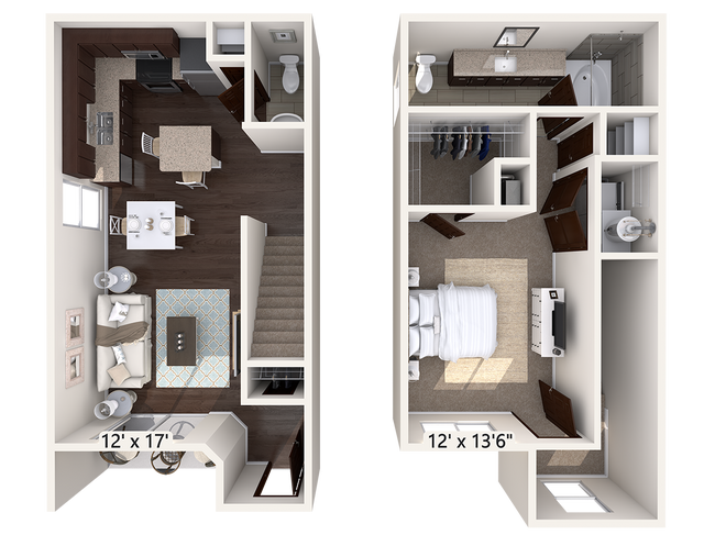 Floorplan - The Townhomes at Lake Park