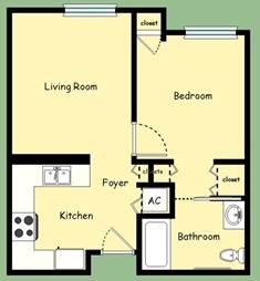 1BR/1BA - St. John XXIII Villas