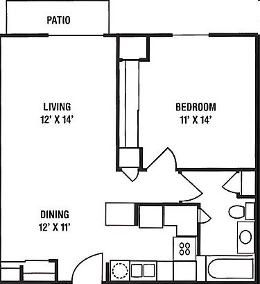 1BR/1BA - Ridgeview Highlands Apartments & Townhomes...