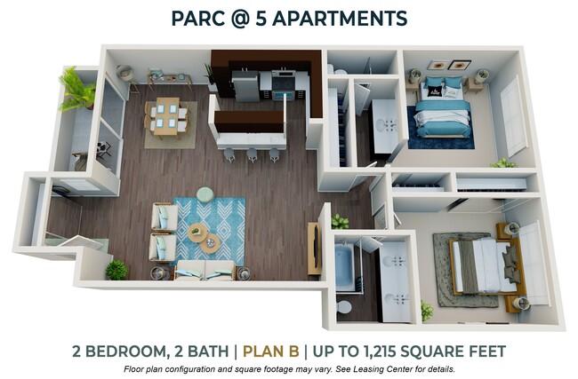 Floorplan - Parc at 5 Apartments