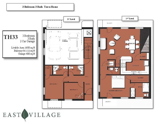 East Village 3 Bedroom Town Home - East Village