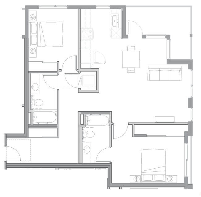 Floorplan - Uptown at Kirkland Urban