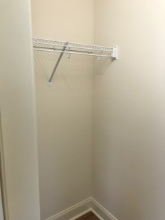 Shelving area for coats, etc - 2312-A Belle Ave NE