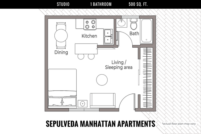 Floorplan - Sepulveda Manhattan Apartments