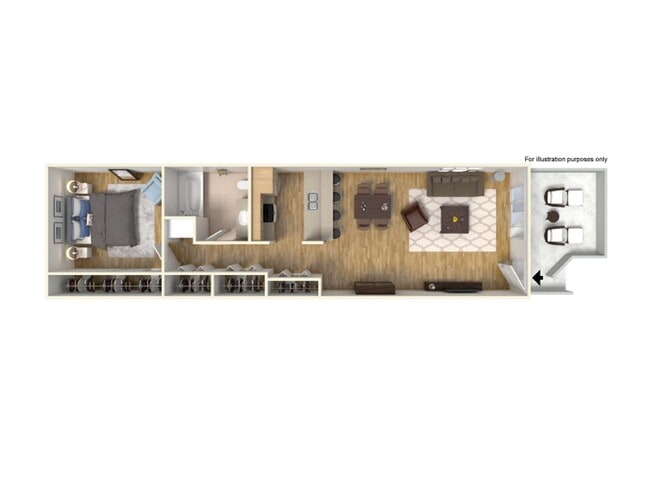 Floorplan - The Timbers Apartments