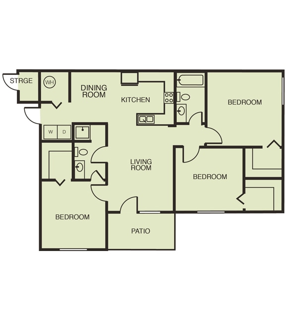 Floorplan - Cypress Oaks