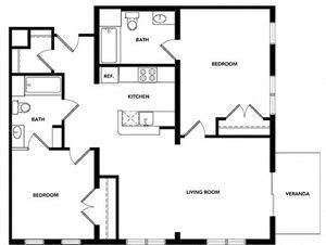 Floorplan - Laurel Hill Residences