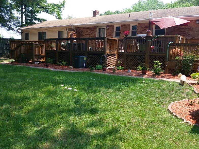 White siding area is the unit - 12809 E Shelby Ln