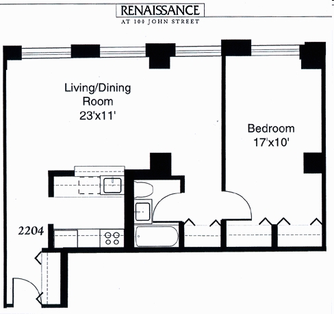 Floorplan - 100 John Street