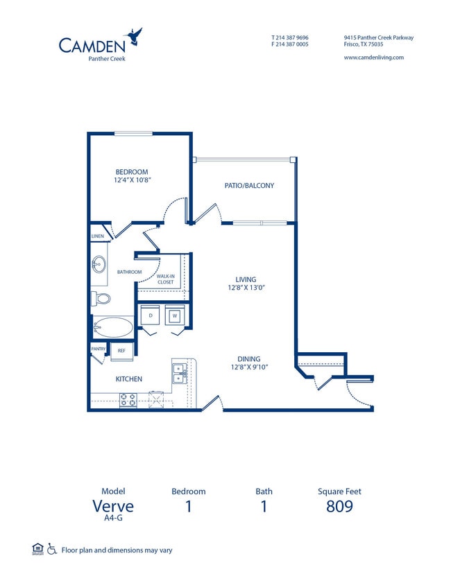 Floorplan - Camden Panther Creek