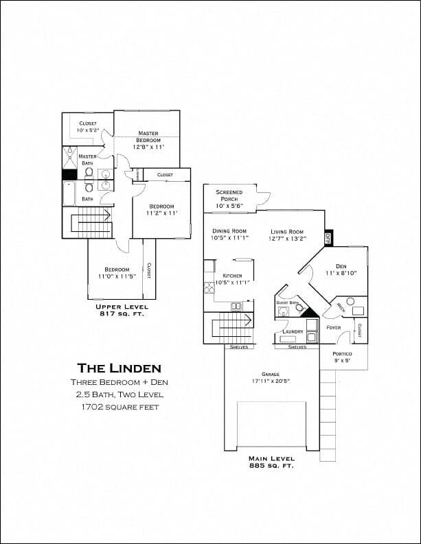 Floorplan - Cedar Pointe Townhomes