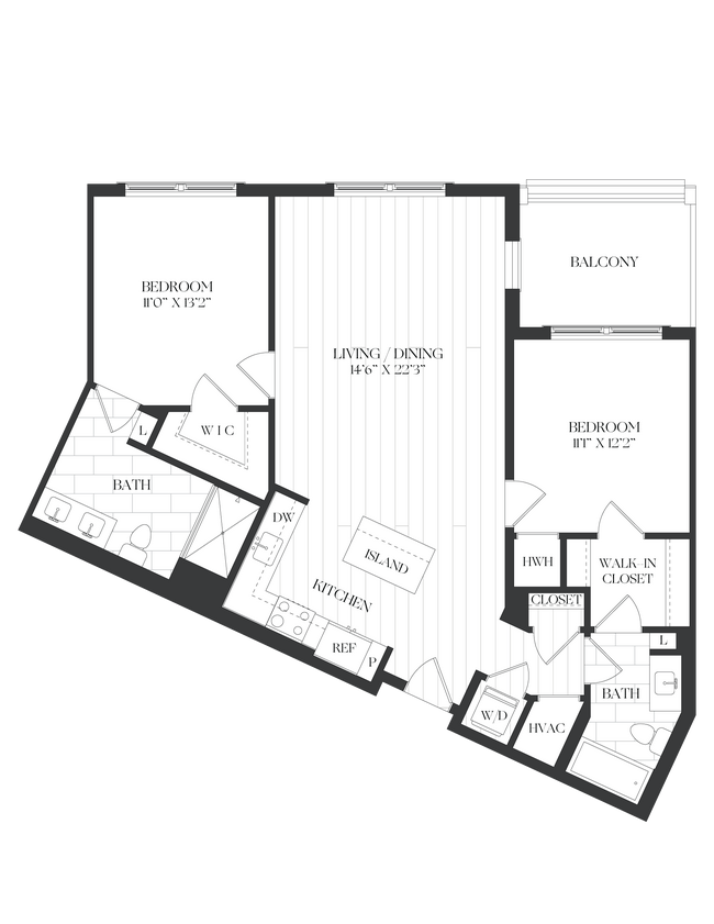 Floorplan - The Barrett at Chevy Chase Lake