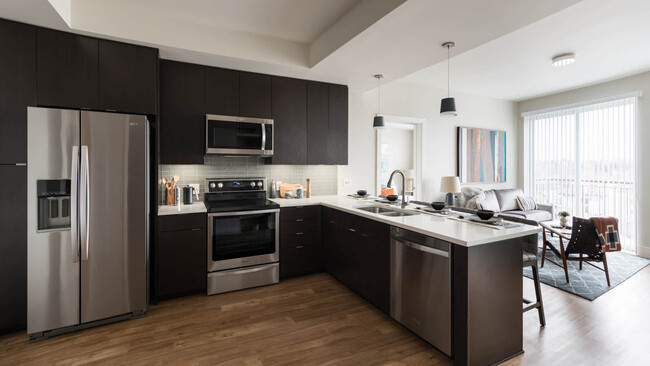 Kitchen with Stainless Steel Appliances - Theo