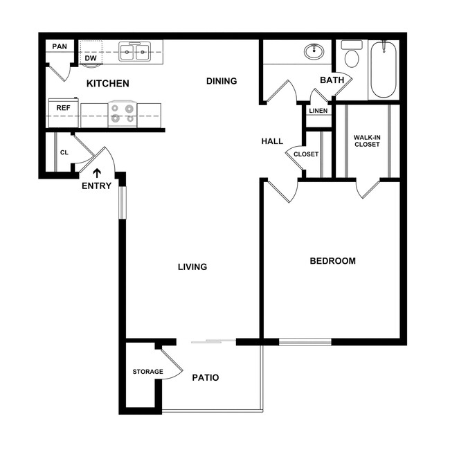 Floorplan - Southstead Apartments