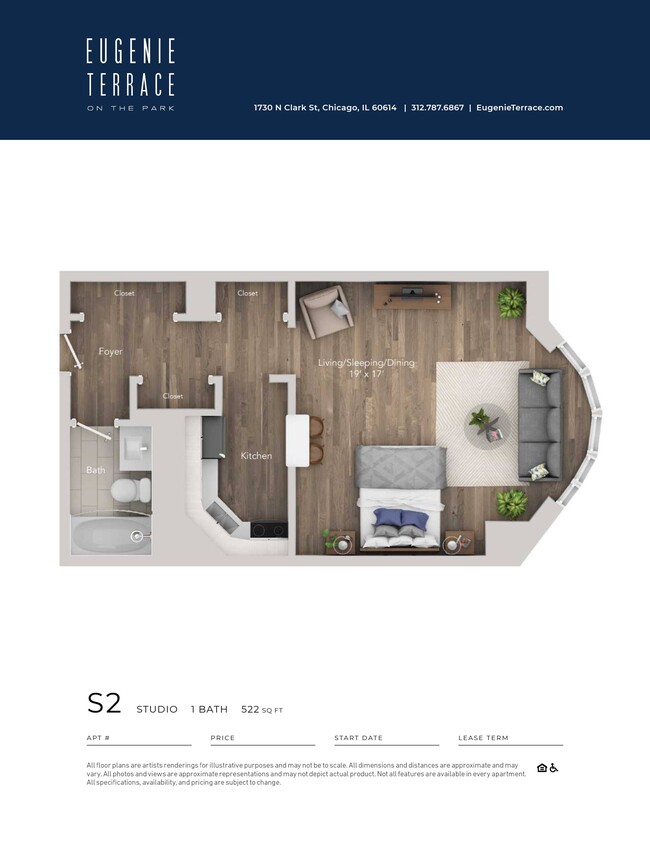 Floorplan - Eugenie Terrace on the Park