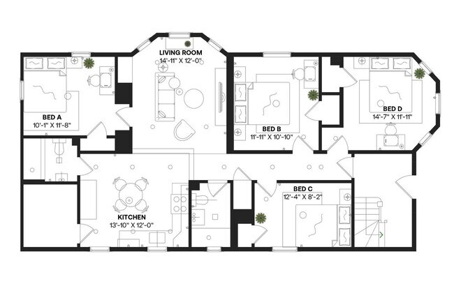 Building Photo - Room in Shared 4 bed/2 bath home