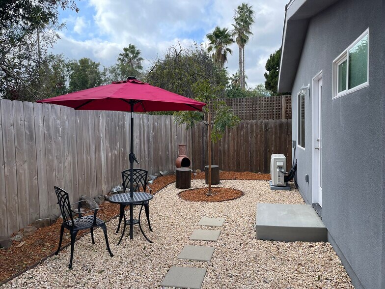 Private back patio - 1755 Mission Cliff Dr