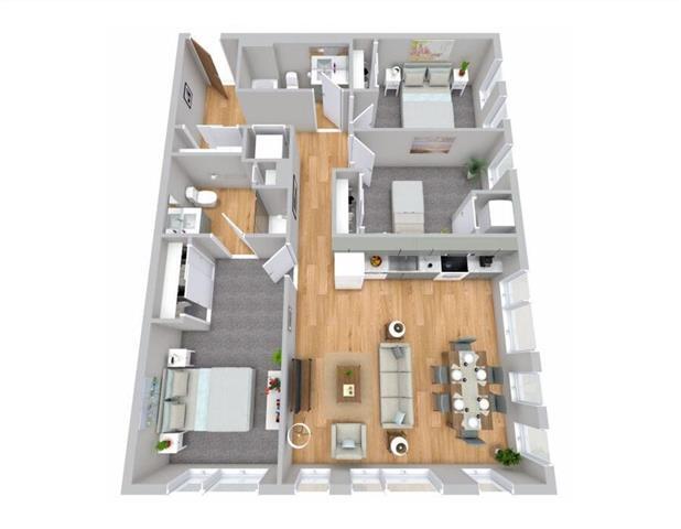 Floorplan - Morrow Apartments