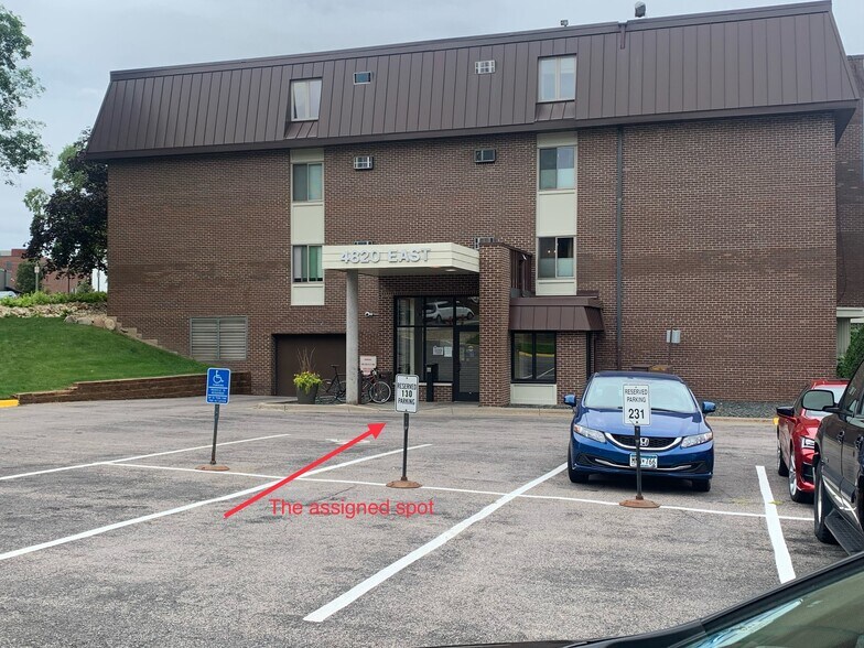 Assigned parking spot - 4820 Park Commons Dr