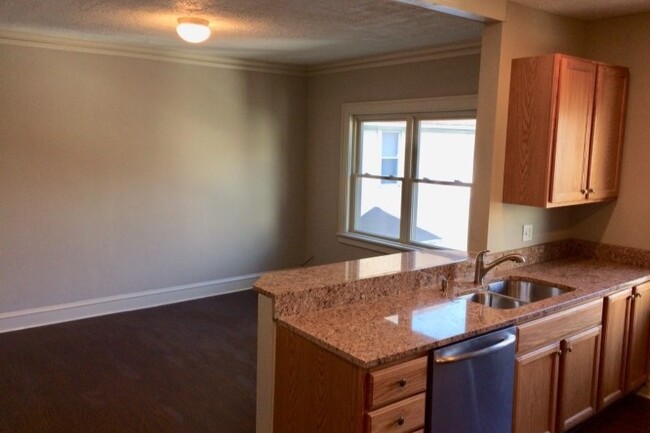 Open Concept Kitchen looking and Living Room - 18813 Sloane Ave