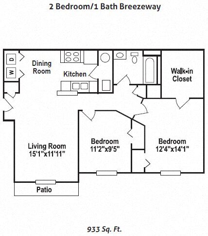 Floorplan - Brookfield Village Apartments