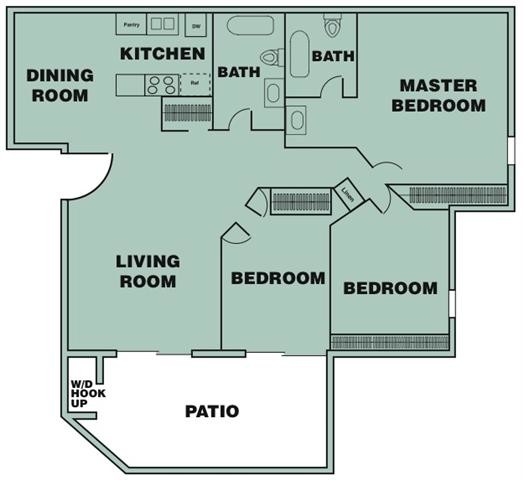 Floorplan - Meadowood Apartments