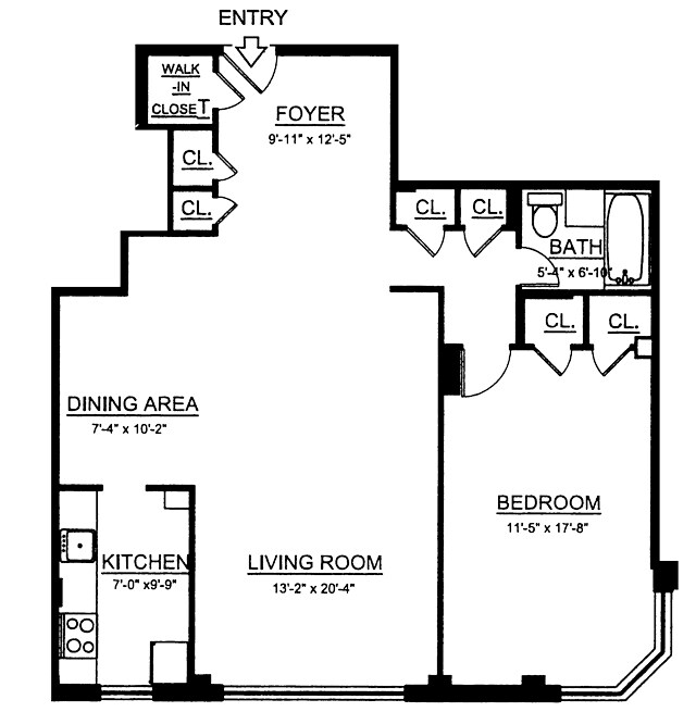 1BR/1BA - 1700 York Ave at East 89th