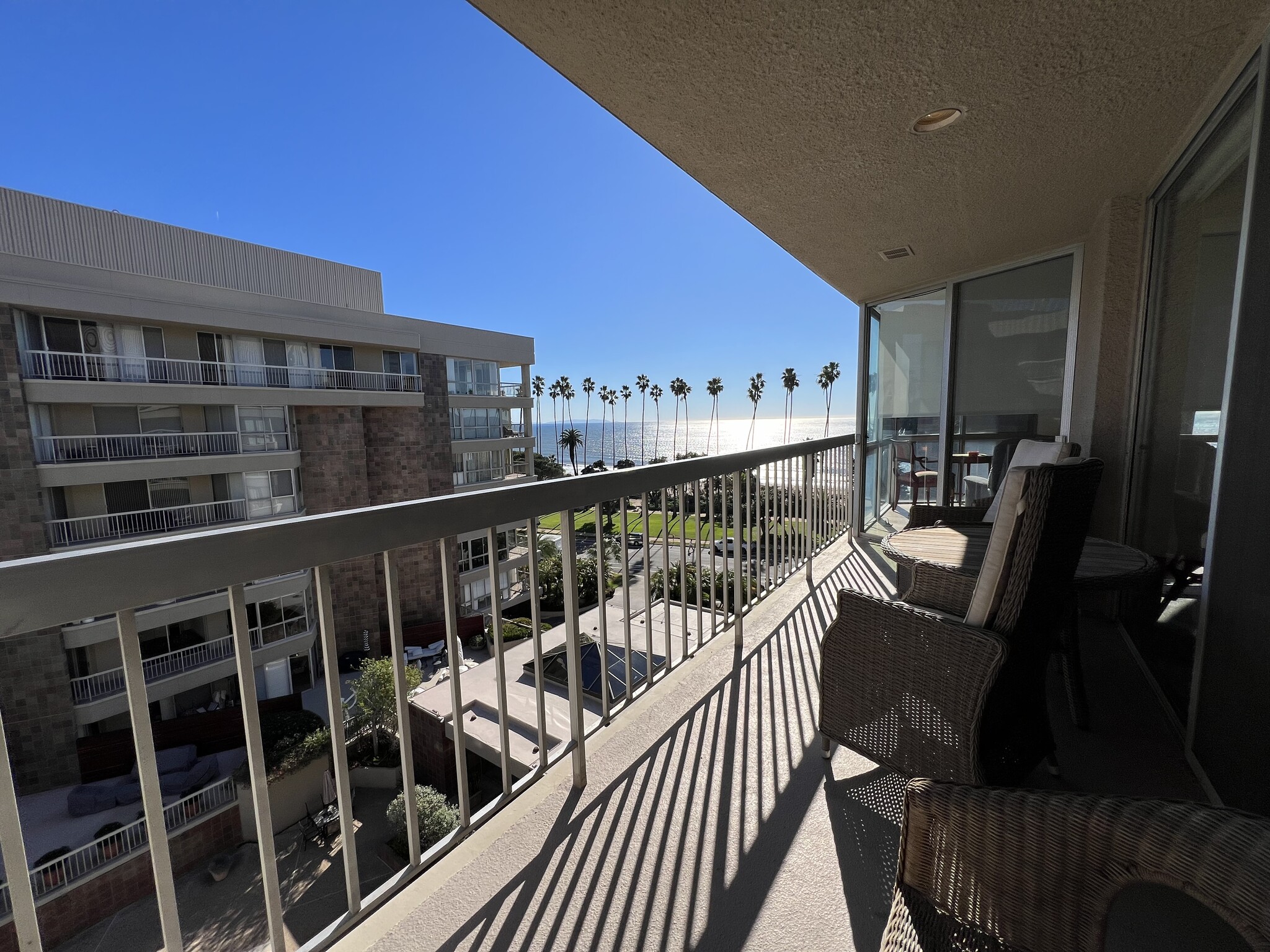 Balcony with access from both Bedrooms & Living Room - 515 Ocean Ave