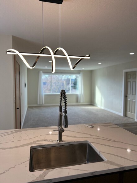 View from kitchen to living room - 4022 NE Mallory Ave