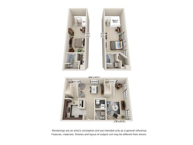 2 Bed 2.5 Bath 2 Story - Shockoe Center