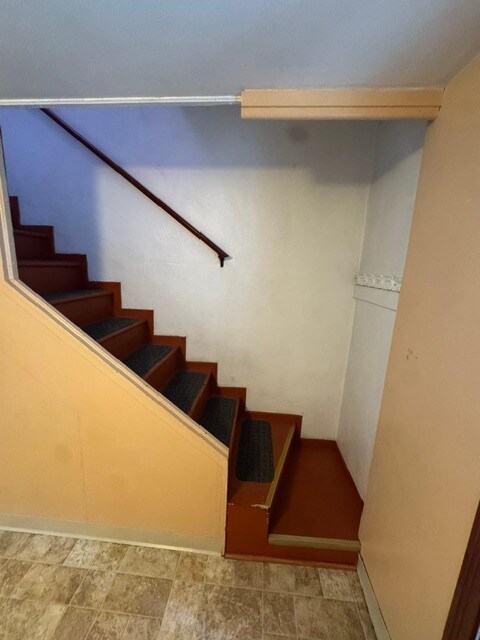 Staircase to upper Bedroom - 109 Plymouth Ave