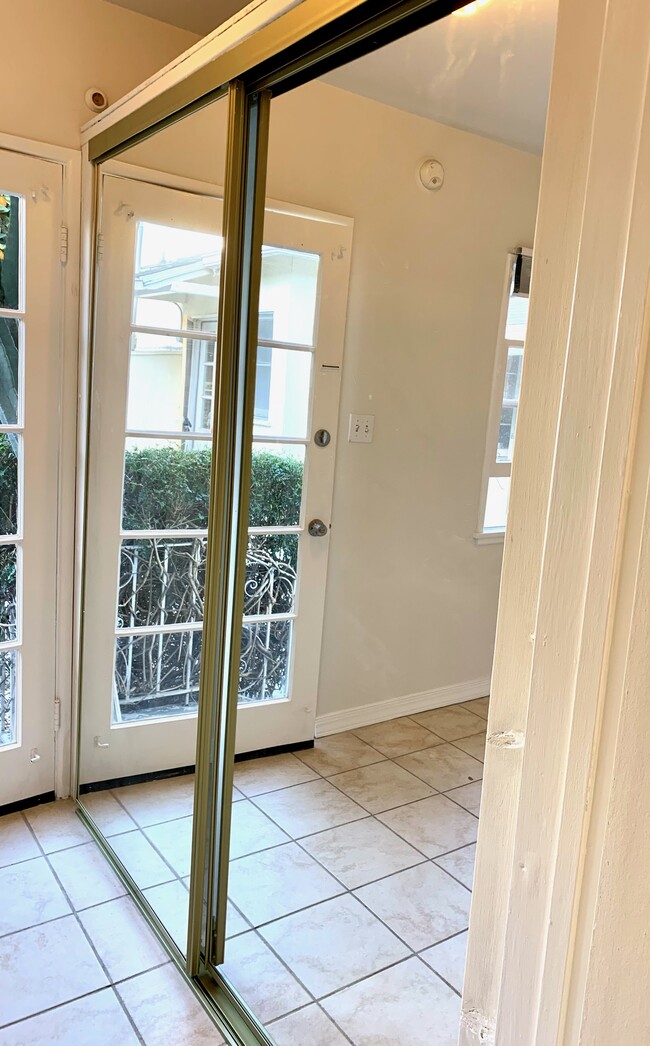 Closet with full length mirror - 2219 Glendon Ave