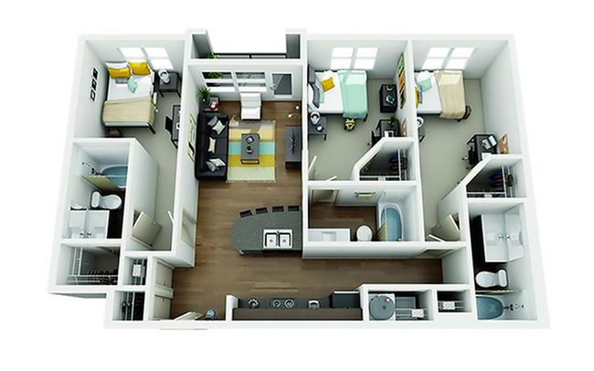 C1-33-North-Apartments-Denton-TX - The Lorimer