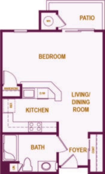 Floorplan - Oak View of Sonoma Hills Apartments