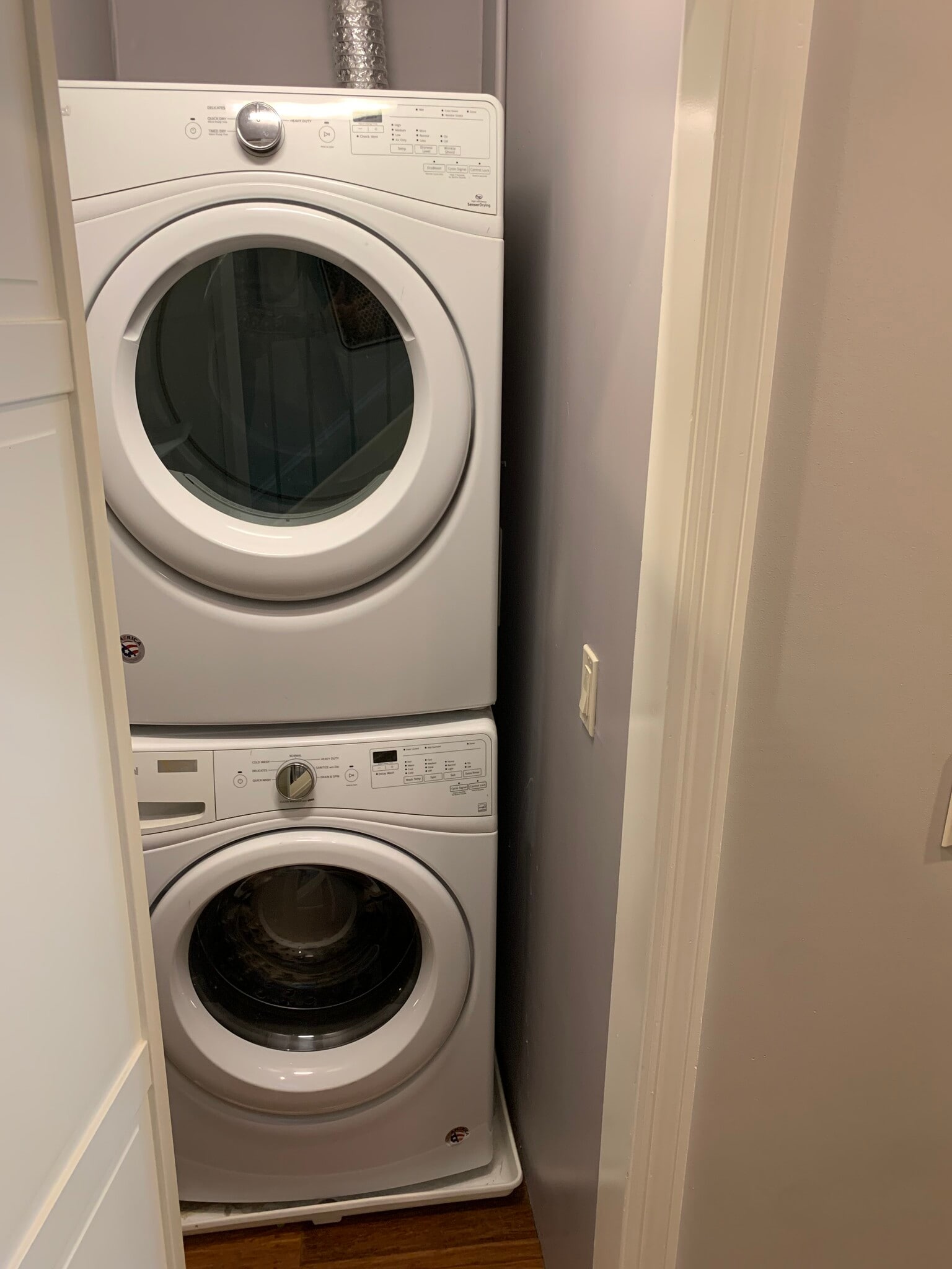 Second floor washer/dryer. - 2241 12th Plz NW