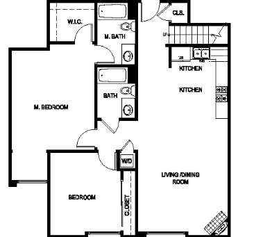 2BR/2BA - The Social Apartments