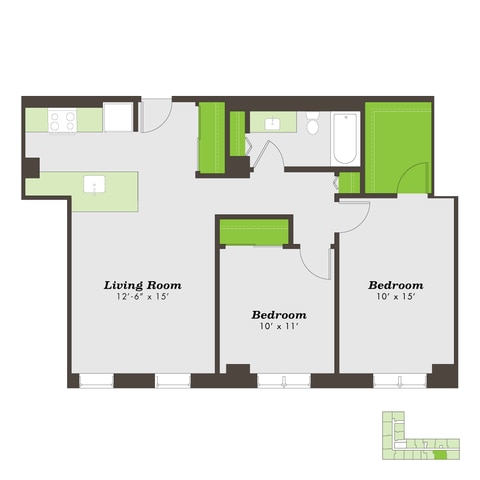 Floorplan - The Sutherland