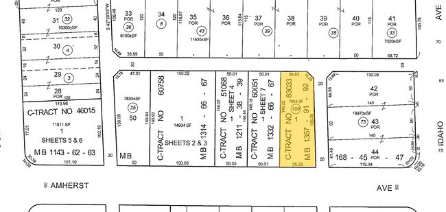 Plat Map - 1546 Amherst Ave