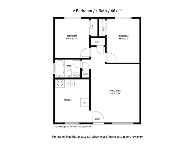 Floorplan - Powderhorn Apartments