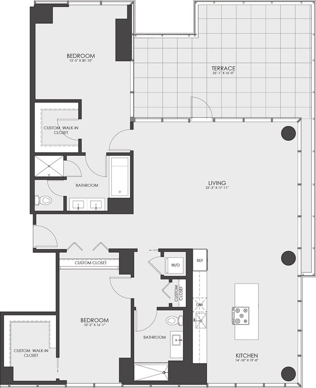 Floorplan - Hubbard 221