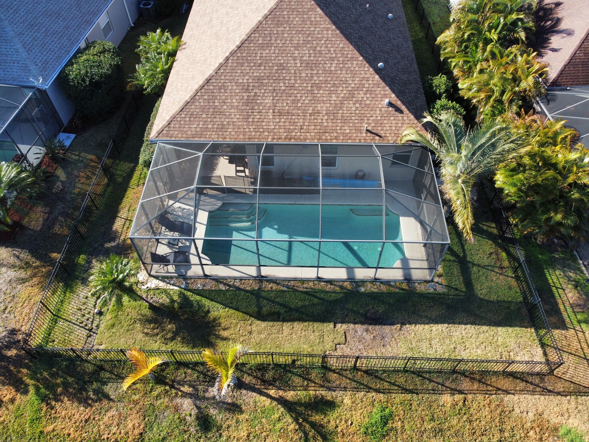 Aerial view of pool - 12426 23rd St E