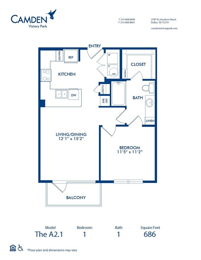 Floorplan - Camden Victory Park