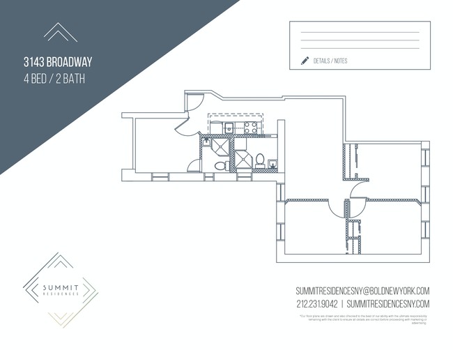 Floorplan - The Summit Residences