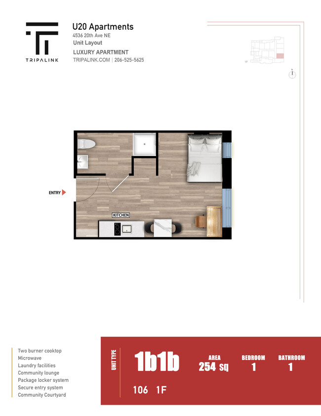 Floorplan - U20 Apartments