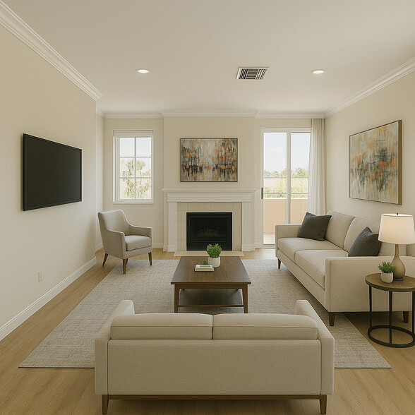 Living Room - 1337 South Bundy Drive