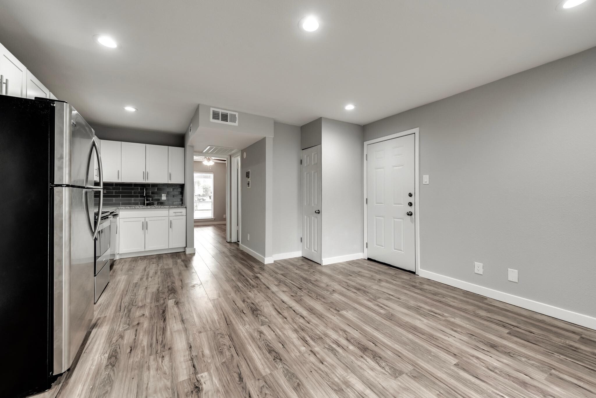 Living Room + Kitchen Area - 4330 Bowser Ave