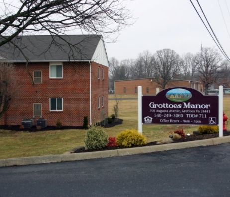 Building and Signage - Grottoes Apartments