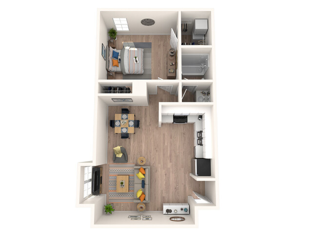 Floorplan - The Franklyn Apartments