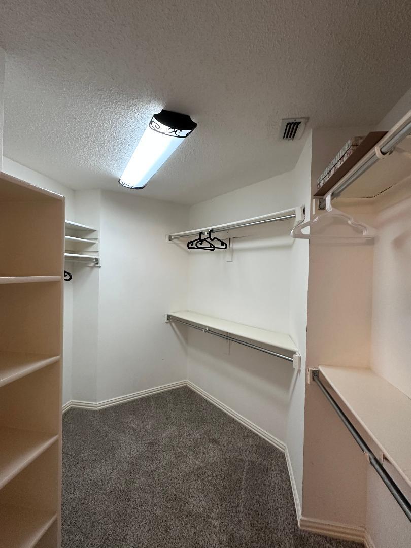 A luxurious private master suite walk-in closet - 10913 Alexandria Dr